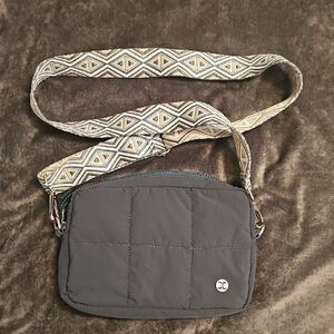 Black Quilted Crossbody Bag